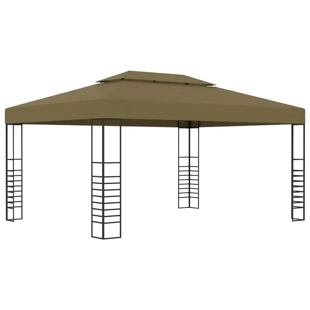 9.8'x13.1' Taupe Gazebo - Lightweight 0.6 oz/ft Durable Outdoor Canopy