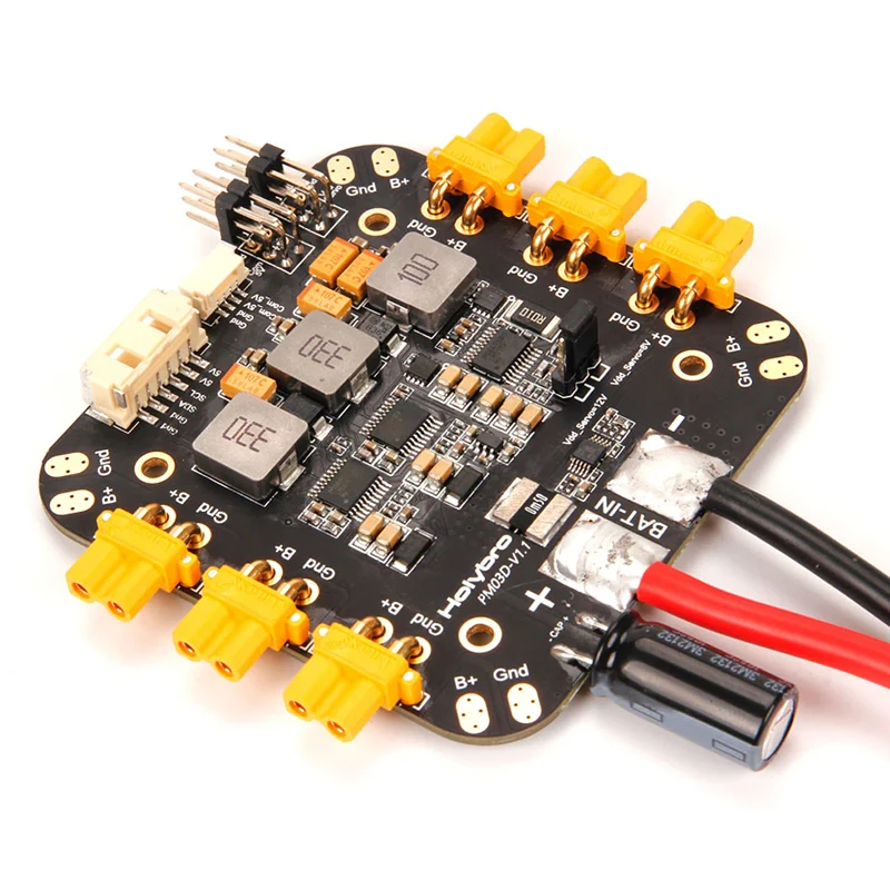 Holybro PM03D Power Module XT30 XT60 6S Compatible to Flight Controller Uses I2C Power Monitor for X500 Multirotor
