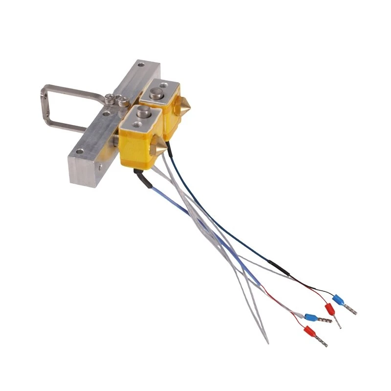 ABFU-For Flashforge For Dreamer Printer Compatible 1Set Dual Extrusion Assembly Kit Set Thermocouple For Dreamer Bar Mount