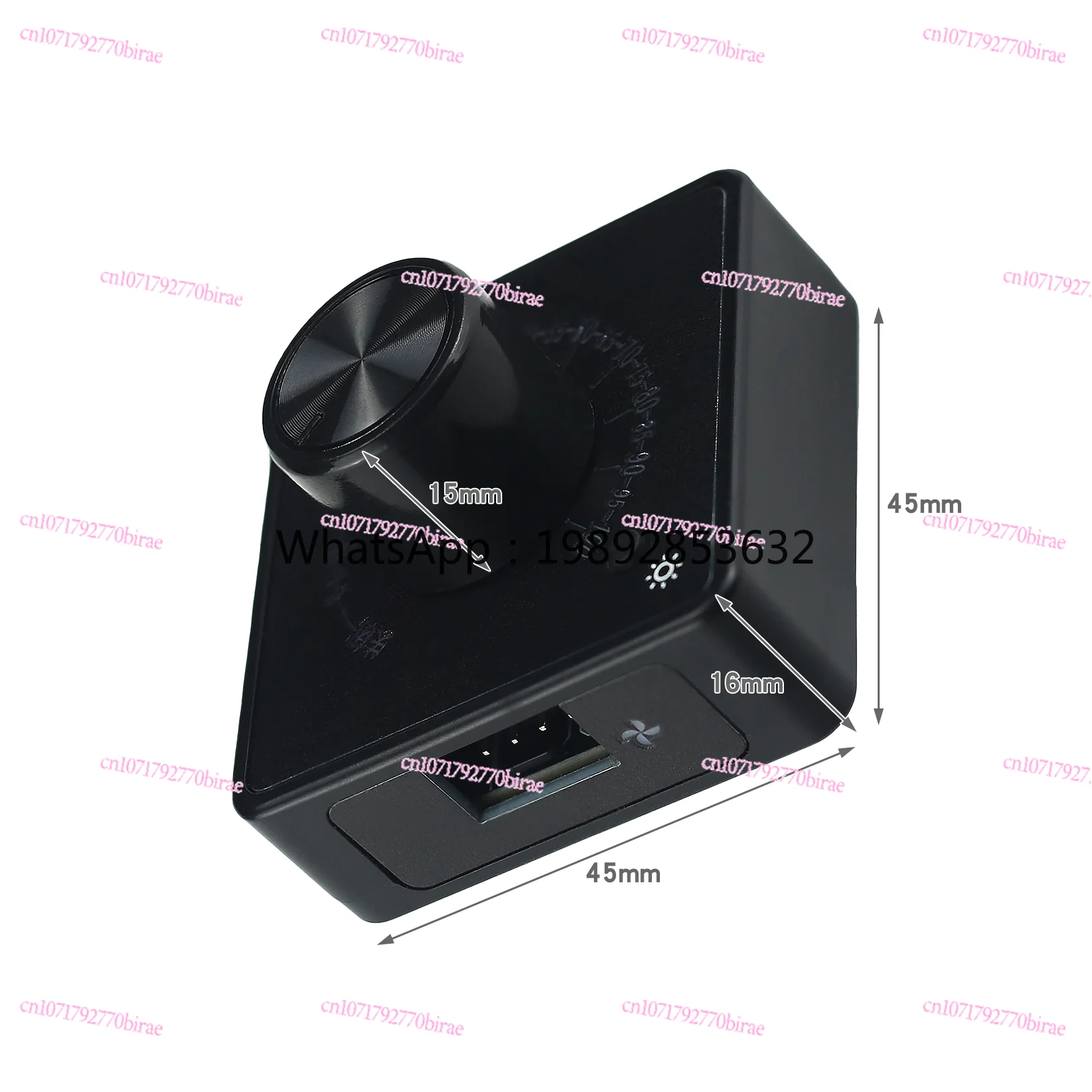4-Wire fan PWM governor PD QC fast charging USB typec DC 24V12V5V cooling computer controller