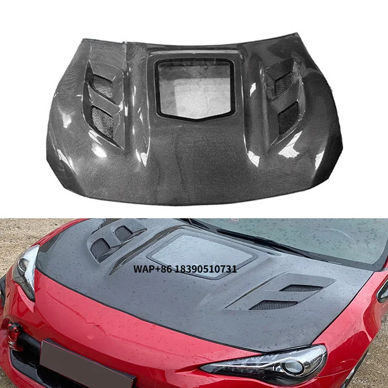 

GT 86 Carbon Fiber Front Front Engine Clear Hood Bonnet Vente for GT86 BRZ 2013-2019