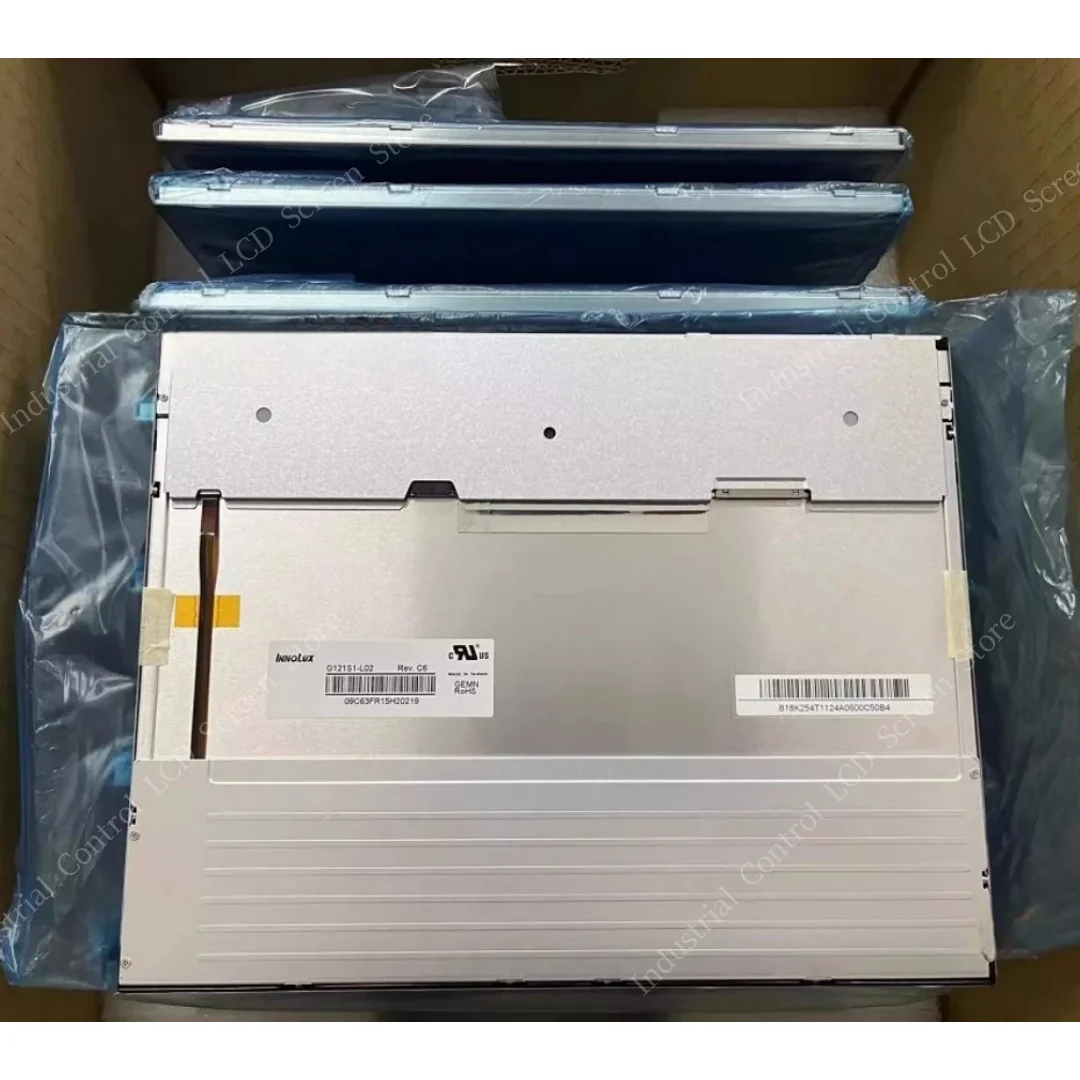 G121AGE-L03 G121S1-L02 tela LCD industrial original de 12,1 polegadas 800 * 600 20 pinos