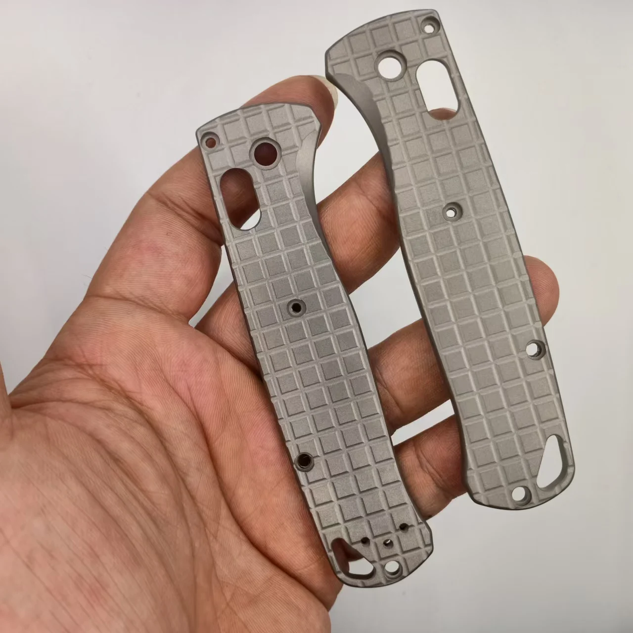 

1 Pair TC4 Titanium Alloy Handle Scales for Benchmade Bugout 535 Folding Knife Accessories