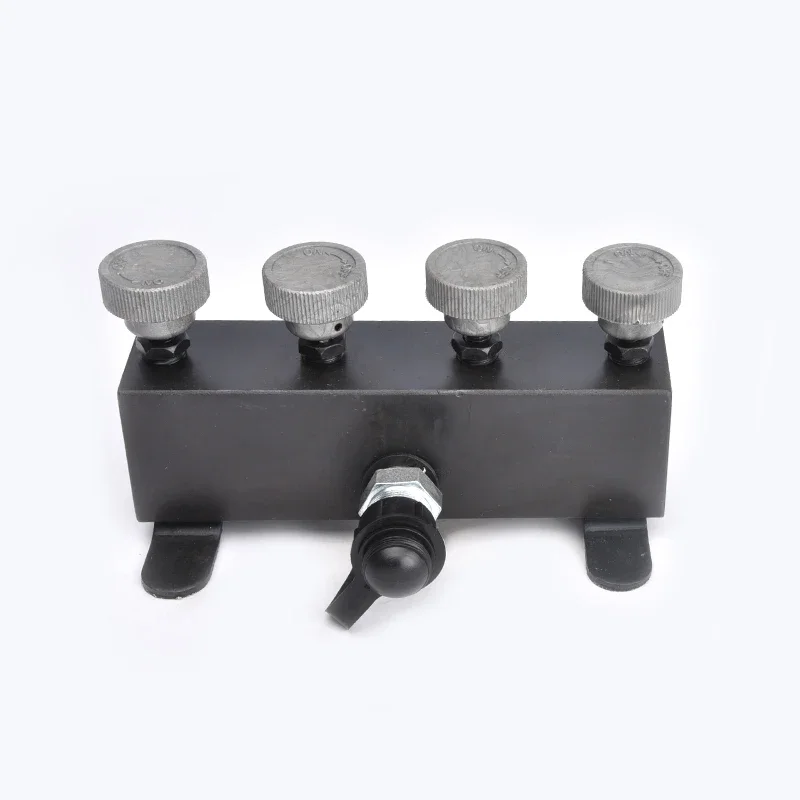 1pc Hydraulic pump oil circuit control distribution valve Hydraulic high pressure four-way valve Oil circuit splitter