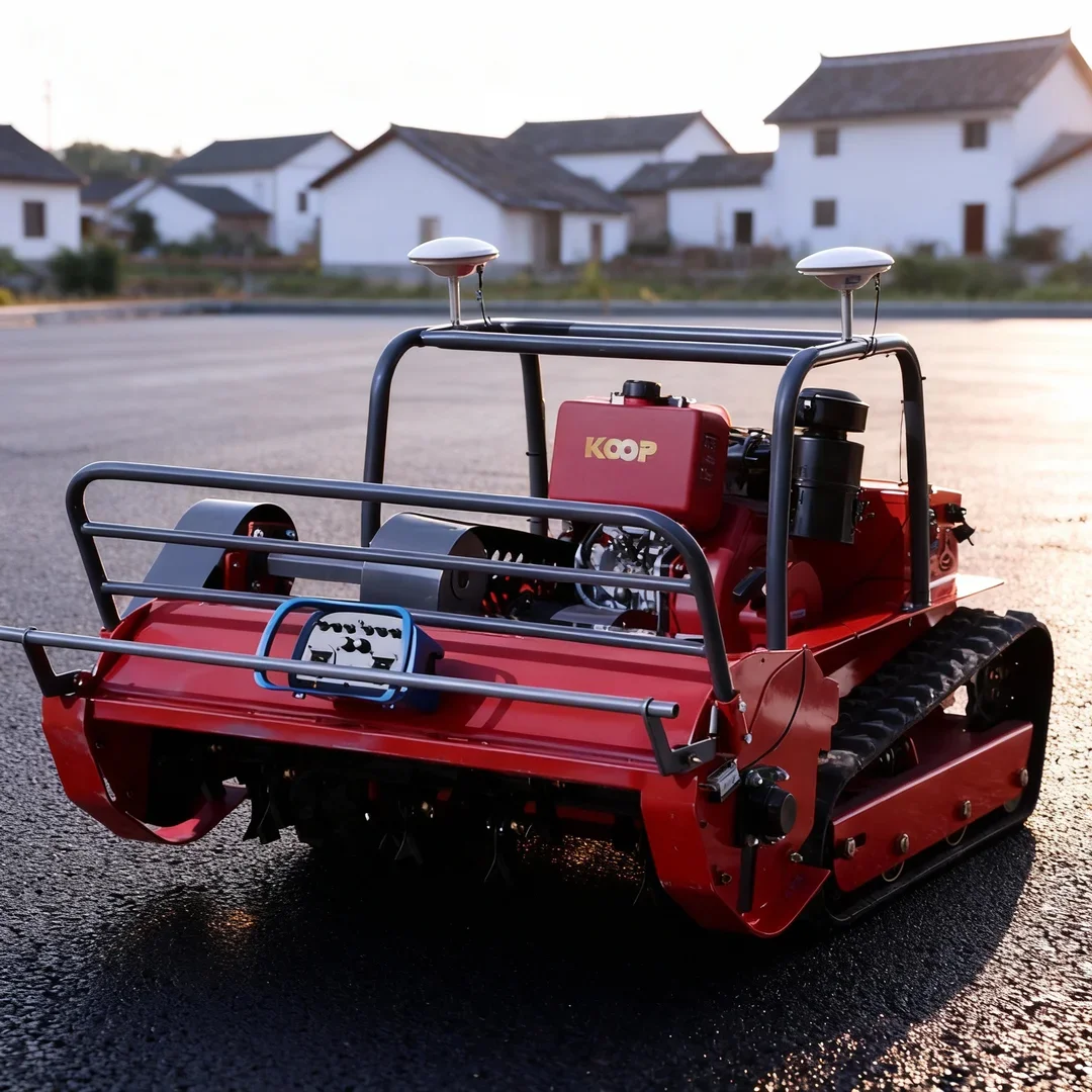 

Customized Industrial GPS Smart Lawn Mower - High Power Engine Cordless Self Propelled Landscape Cutter