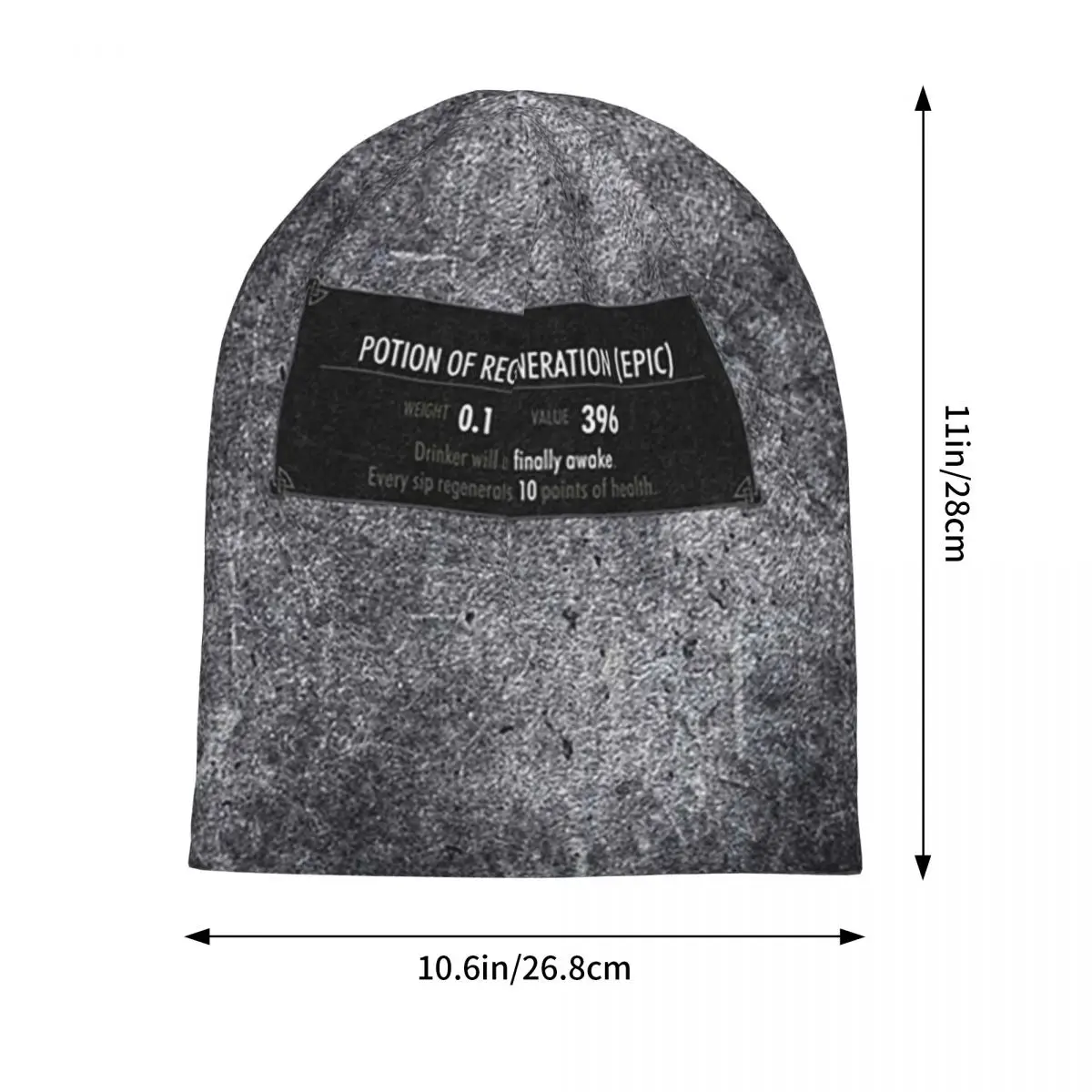 SKYRIM - Elder Scrolls - Dragonborn Warm Knitted Cap Fashion Bonnet Hat Autumn Winter Outdoor Beanies Hats for Unisex Adult