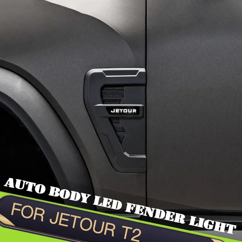 

Auto Body LED Fender Light Fit for Jetour Traveller T2 2023 2024 2025 LED Ambient Light Car Fender Steering Side Light