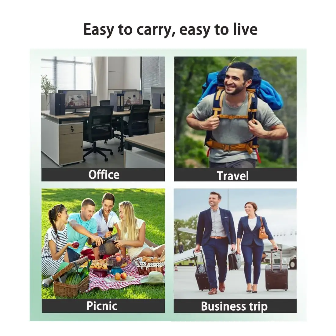 صندوق دواء صغير محمول مع 3 حجرات، منظم حبوب السفر، مادة أكريليك متينة، إغلاق مدمج وآمن