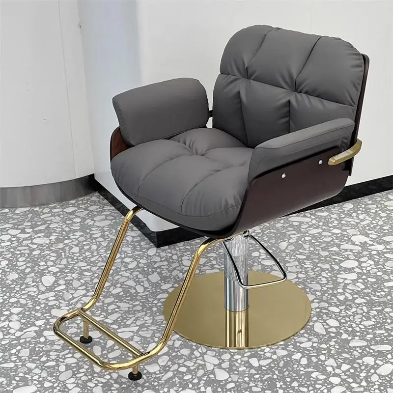 プロ用メイクアップバーバーチェア、サロンヘアバーバーチェア、ヘアスタイリストカット用シラ・デ・バルベリア、ヘアサロン家具