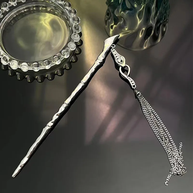 Vintage Chinese Style Hanfu Hair Stick Women Metal Glaze Hair Fork Hair Chopsticks Hairpin Woman Hair Jewelry Accessories