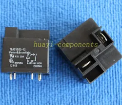 1 sztuk oryginalny T9AS1D22-12 30A 240VAC 30 a 240 v 4 Pins przekaźnik TE