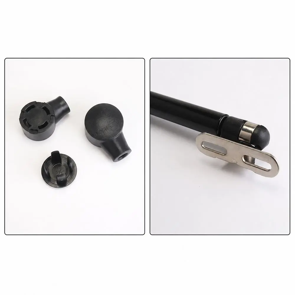 1Pair ABS Head Iron Copper Gas Spring Shock Strut 1.5cm Shaft Diameter 20N-200N Pressure Lift Support Strut Flat Base