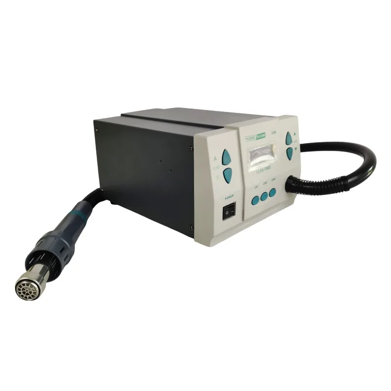YAOGONG 861DW Stazione pistola ad aria calda digitale 250 cm/s Flusso d'aria 1000 W Controllo temperatura preciso 110 V/220 V