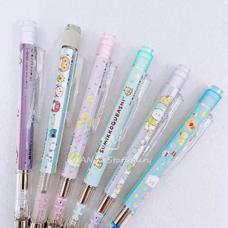 Imagem -02 - Lápis Mecânico Monstro Tombow Cartoon Edição Limitada Shake Out Chumbo Bonito Material Escolar Papelaria Kawaii 0.5 mm Novo 2023