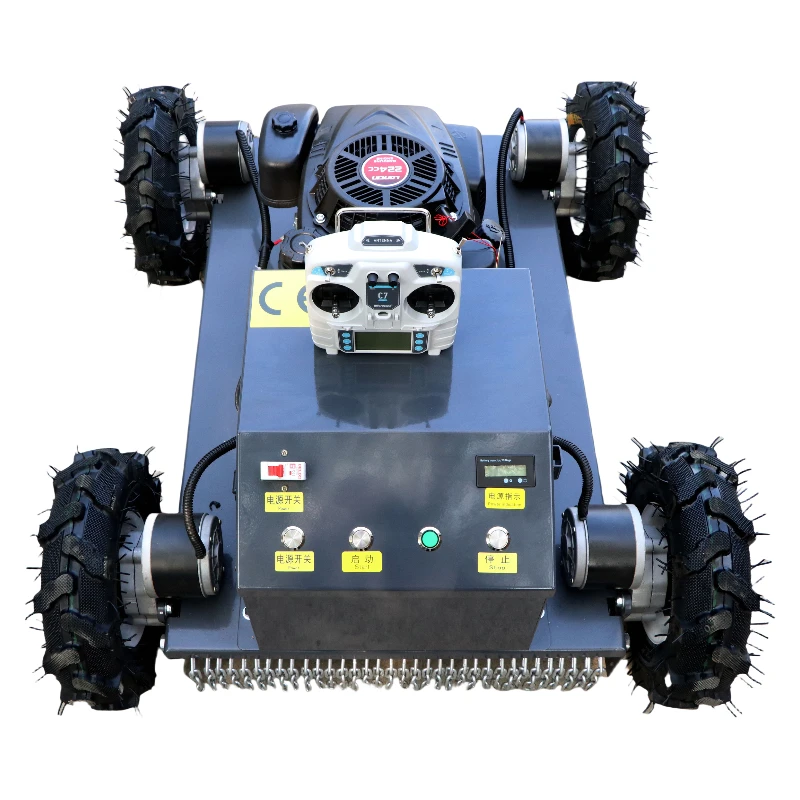 

2025Innovative Wireless Remote Control Engine Robotic Lawn Mower China Farm Machines