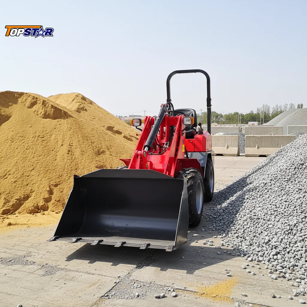 

Hot Sale 1.5 Ton Wheel Loader Heavy Duty EPA Approved Loader Construction Site Use Factory Customize
