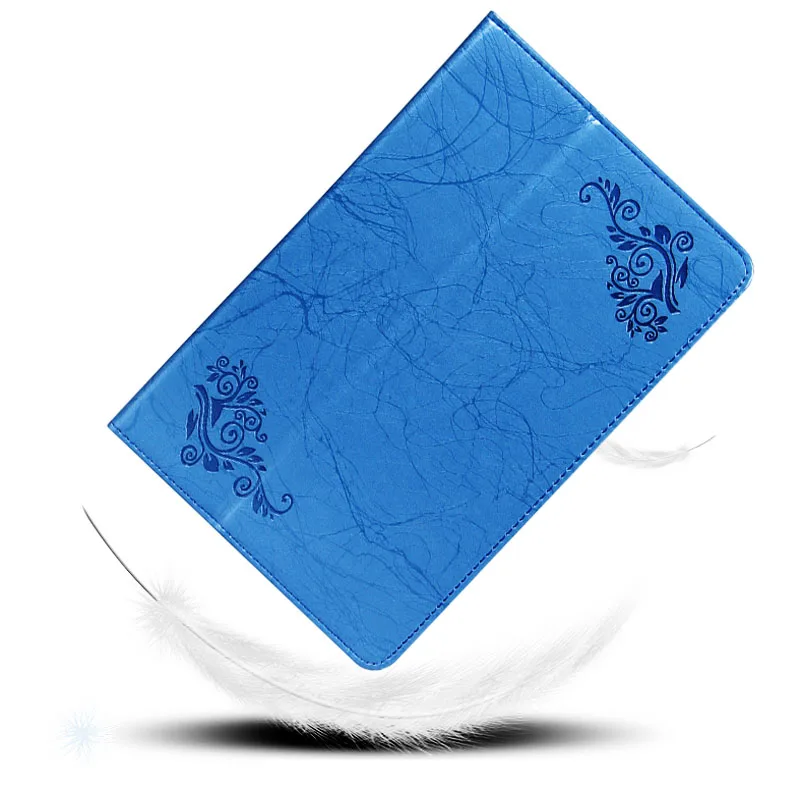 Leather Cover For TCL TAB 10s wifi 8194 9061 10 Neo 8092 lite 8091 Tablet Print Flower Tablet Case with Hand Holder Grip Shell