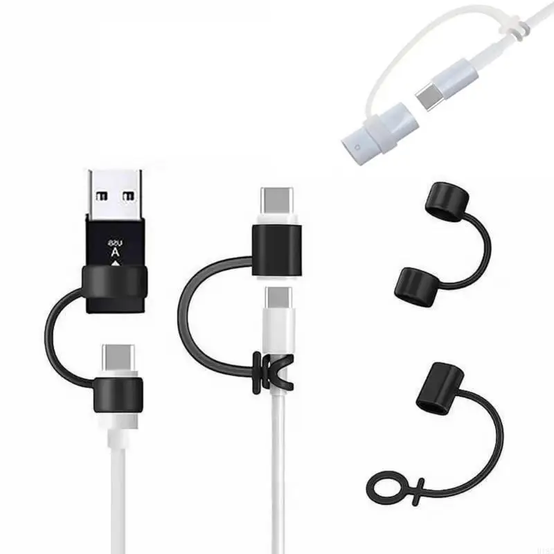 918C 2 шт. Силиконовый защитный чехол с защитой от потери, чехол, держатель кабеля-конвертера