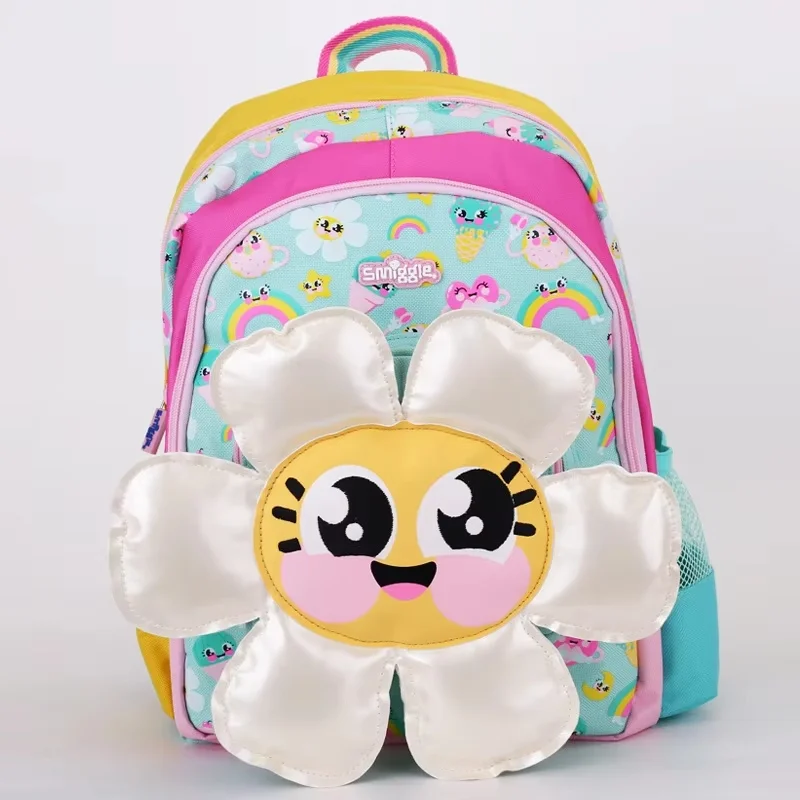 Australia Smiggle School Bag Children\'S Large Capacity Backpack Elementary School Cartoon Style Lunch Box Pen Case Water Cup