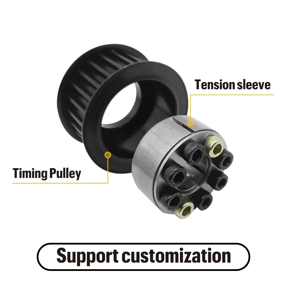 HTD8M 50/60/72T タイミングプーリーキーレスブッシュボア 18/19/20/22/24/25-50 ミリメートル鋼同期ホイール幅 25/30 ミリメートルベルト