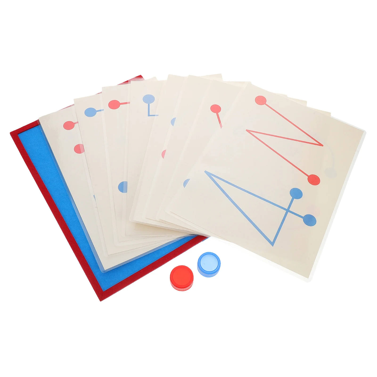 8-częściowy zestaw do rozwoju mózgu dla dzieci, rozwijający logiczne myślenie, kreatywność, koordynację wzrokowo-ruchową, gry edukacyjne dla przedszkolaków.