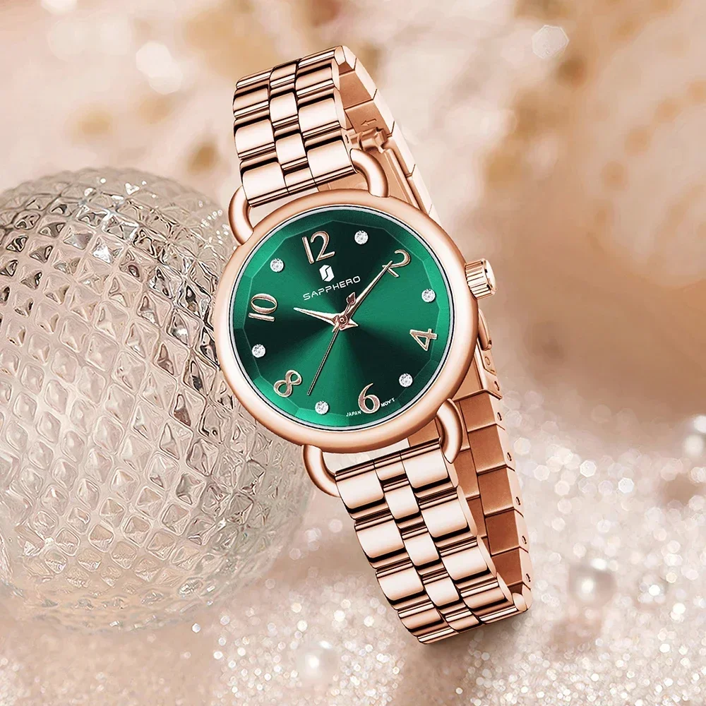 

SAPPHERO женские часы ультратонкие женские кварцевые часы модные простые элегантные часы подарок оптимальные деловые и повседневные универсальные