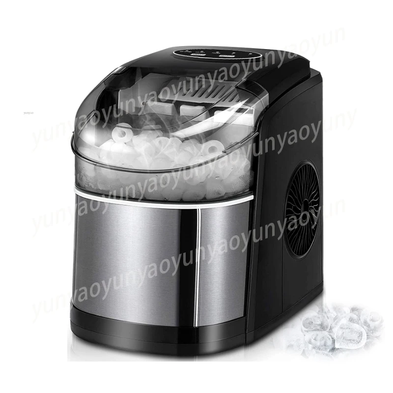 Household Automatic Ice Machine Homemade Frozen Yogurt Machine, Add Water and Ice, Full Light Indicator Machine