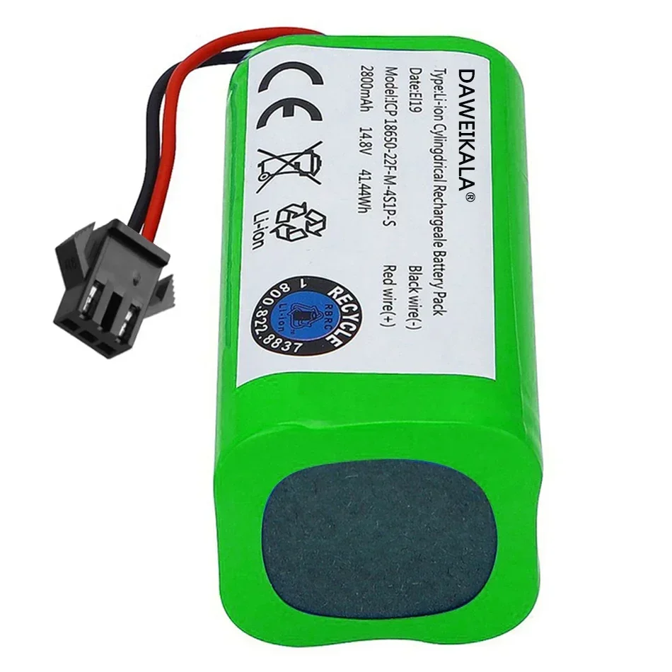 NEW 14.8V 3500mAh 18650 Replacement Li-ion Battery for Conga Excellence 990 1090 Ecovacs Deebot N79S N79 Eufy Robovac 11S 12 15C