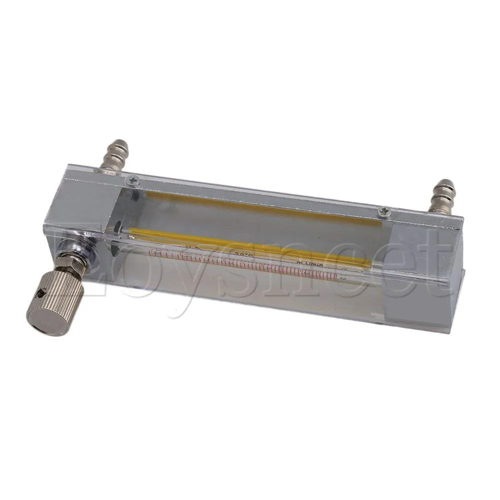 LZB-3 2.5-25ml/min Plastic Transparent Flow Meter for Liquid Water Gasoline with Control Valve