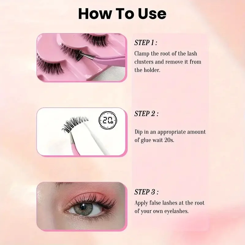 14 paar halve ogenwimpers - natuurlijke look, perfect voor dagelijkse make-up, verbeter uw look direct, herbruikbaar, perfect voor dagelijks gebruik