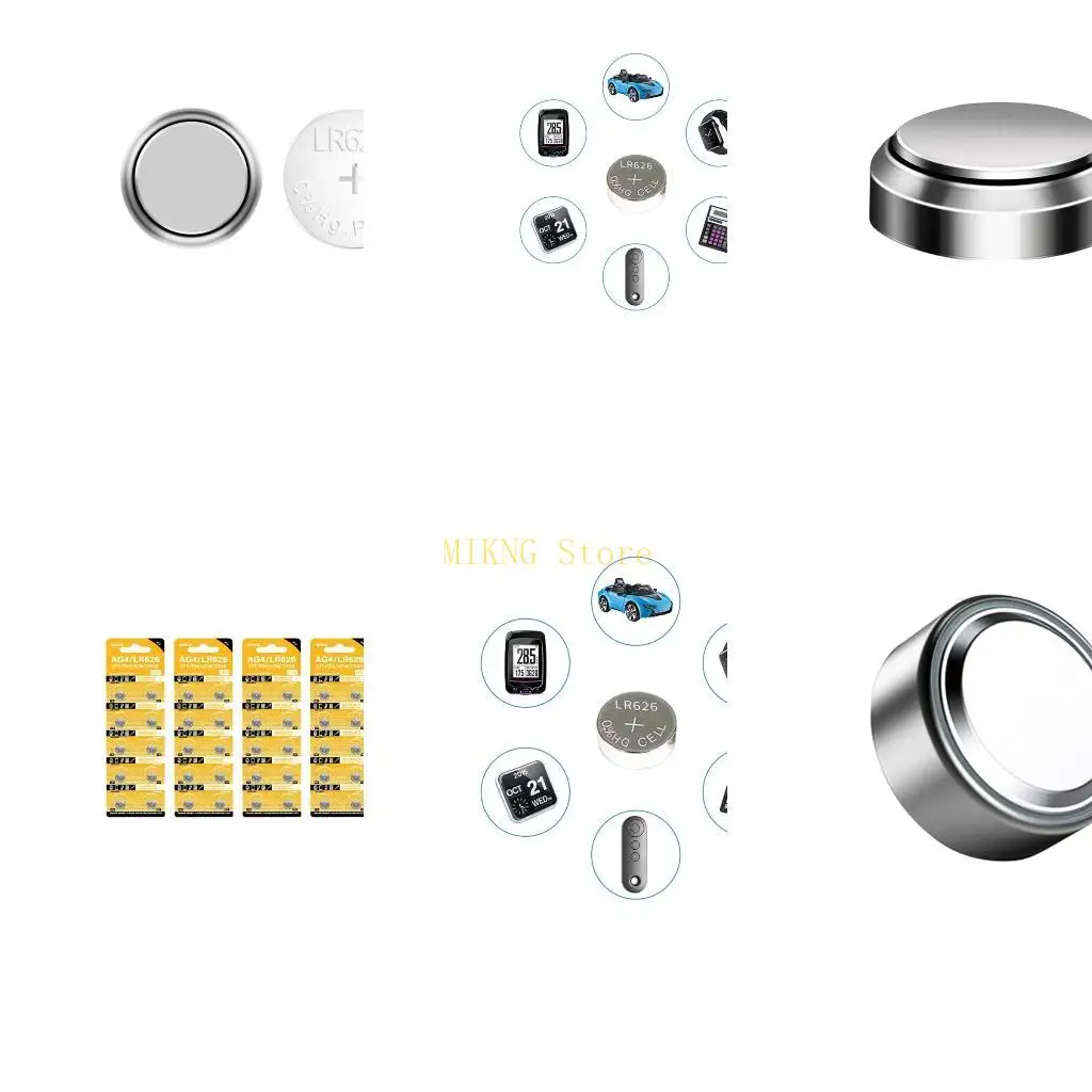 10/50pcs AG4 LR626 1.55V Button Batteries Portable Button Cells Suitable for Digital Cameras Electronic Games Durable best sale