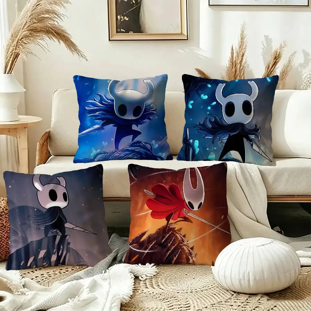 Hollow K-Knight Game Cushion Cover Inches Farmhouse Decor Home Throw Pillow Covers for Couch Decorations