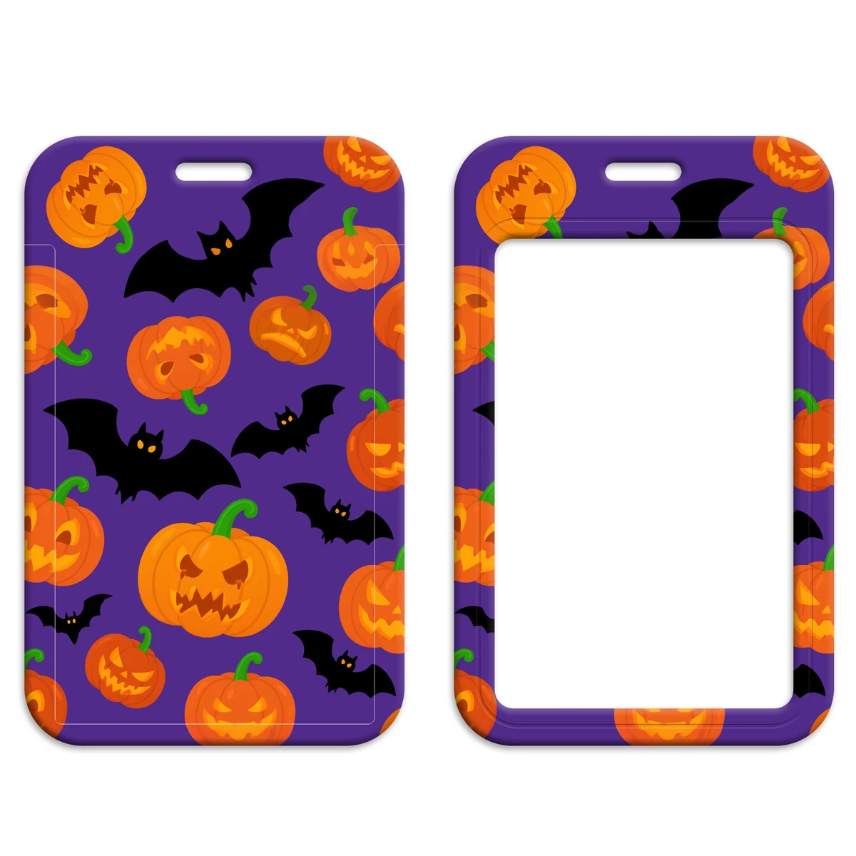 Halloween Pumpkin Card Holder Bat Lanyard Neck Strap for Key ID Card Phone Straps Hang Rope Key Ring Accessories Gift #6