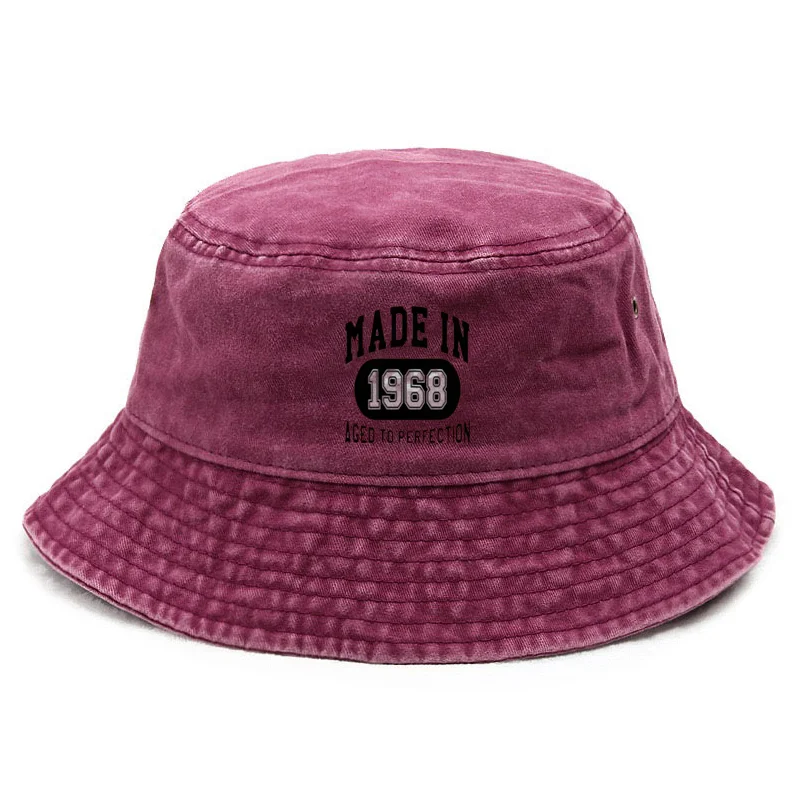 Chapéu balde lavado de algodão personalizado, chapéu de pesca vintage, proteção solar, estilo retrô ao ar livre, item de colecionador, design atemporal