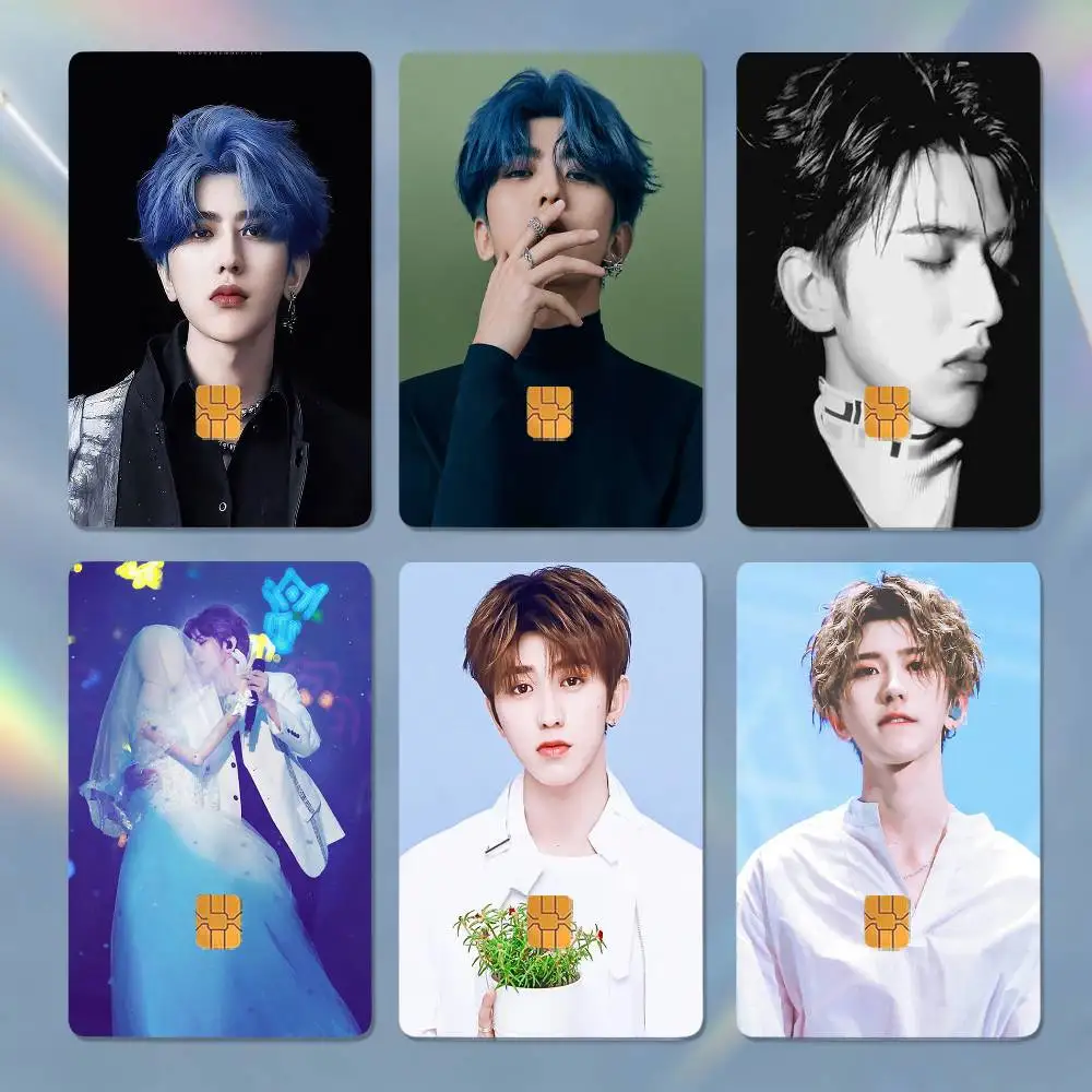 

Cai Xu Kun KUN Cai HD Waterproof Card Skins Protective Stickers for Credit Bank Game Cards