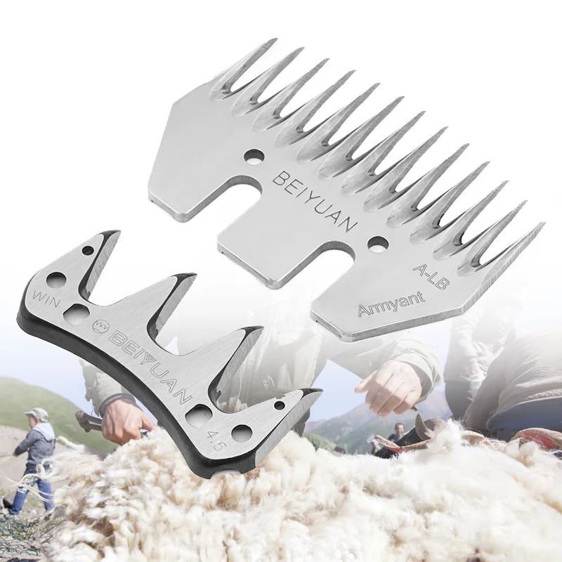 Wool Shears 13 Tooth Blade Goats Sheep Shears Comb Cutter Alpaca Barbering Farm Animal Husbandry Wool Machine Blade Shaving Tool