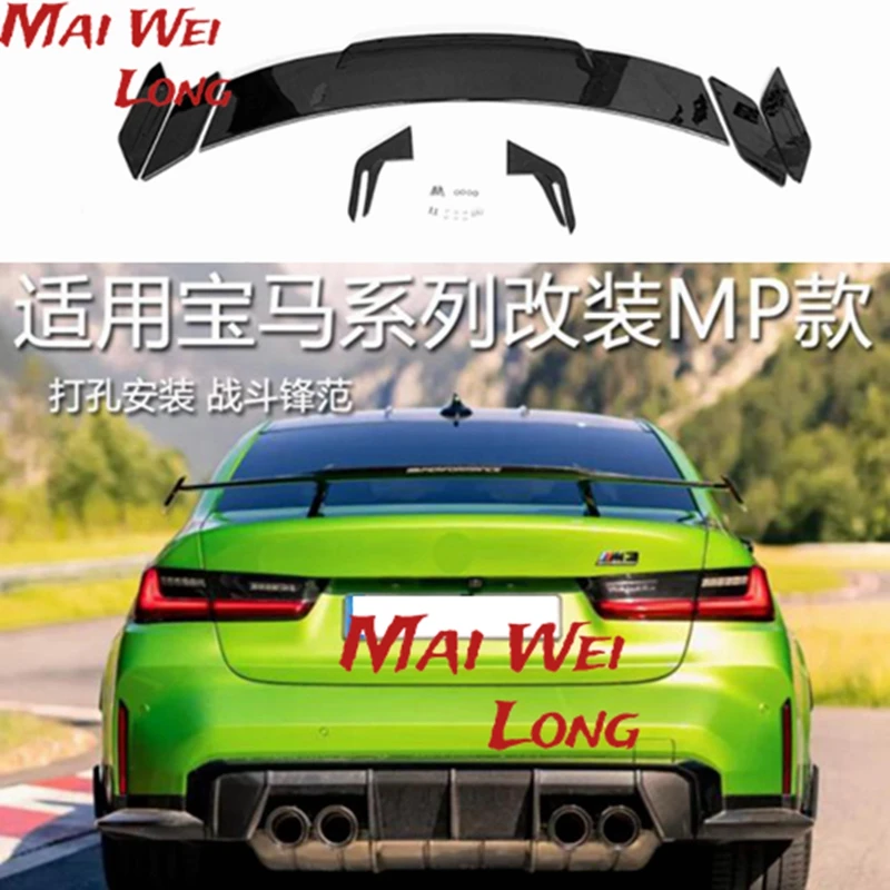 For Bmw 4-series G82 F36 G80 G23 G22 2-door  Sedan & 2020-2022 M4 Style Rear Wing Spoiler Lip Real Carbon Fiber Trunk Spoiler