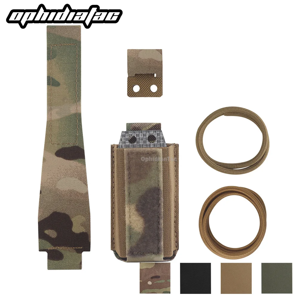 OPHIDIAN  Fast SLEDS Pistol Magazine Pouch 9mm 1911 Handgun MAG Tool Holder MOLLE Hunting Gear Airsoft Belt Accessories UG Style