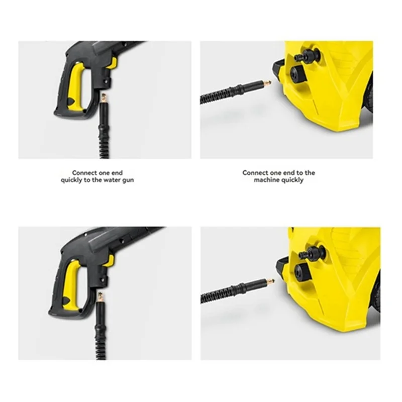 

ABWZ-Для Karcher K2 K3 K5 Ручка водяного пистолета высокого давления со шлангом для очистки воды 5 м и уплотнительным кольцом Доступ к уплотнительному кольцу для мойки высокого давления