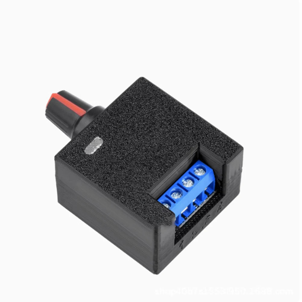 

Motor Speed Regulator Controller for Fan and Water Cooling Radiator DIY Modification 5 to 12 Volt with LED Black