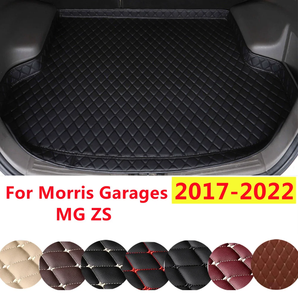 YJ High Side XPE Leather Custom Fit For Morris Garages MG ZS 2022 Car Trunk Mat AUTO Accessories Rear Cargo Liner Cover Carpet