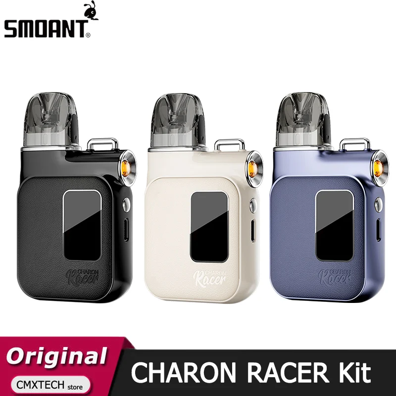 Original Smoant Charon Racer Kit 45W E Cigarette Vape with 1000mAh Battery 2ml Pod Cartridge 0.6/0.8ohm Vaporizer