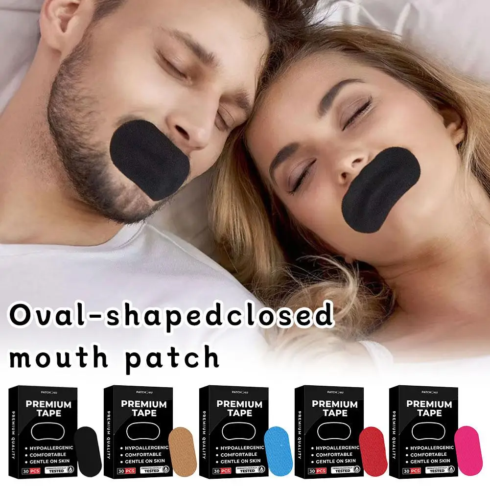 

30Pcs Mouth Tape Sleeping Anti Snoring Sleep Best Breathing Nasal Strips Improved Sleeping Snoring Relief Tool
