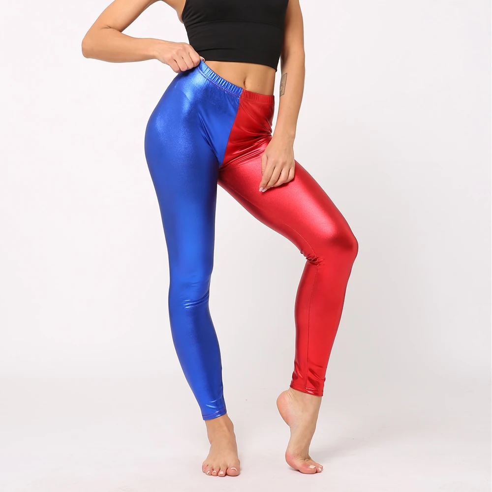 Women Leather Pants Plus Size 2022 Candy Multicolor PU Leggings Party Club Stretch Trousers High Waist Femme Pencil Pants