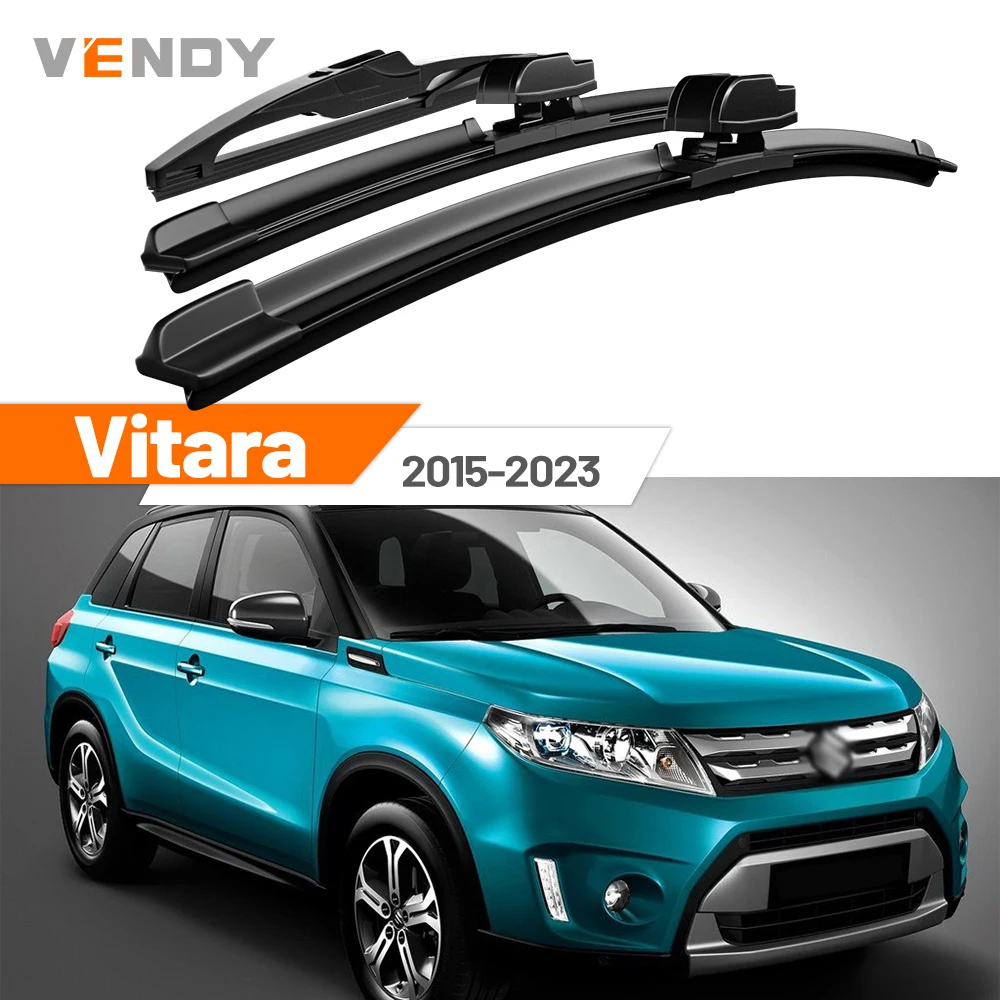 Für Suzuki Vitara 2015-2023 2016 2017 2018 2019 2020 Vordere & Hintere Windschutzscheiben-Wischerblätter Scheibenwischer-Set Zubehör
