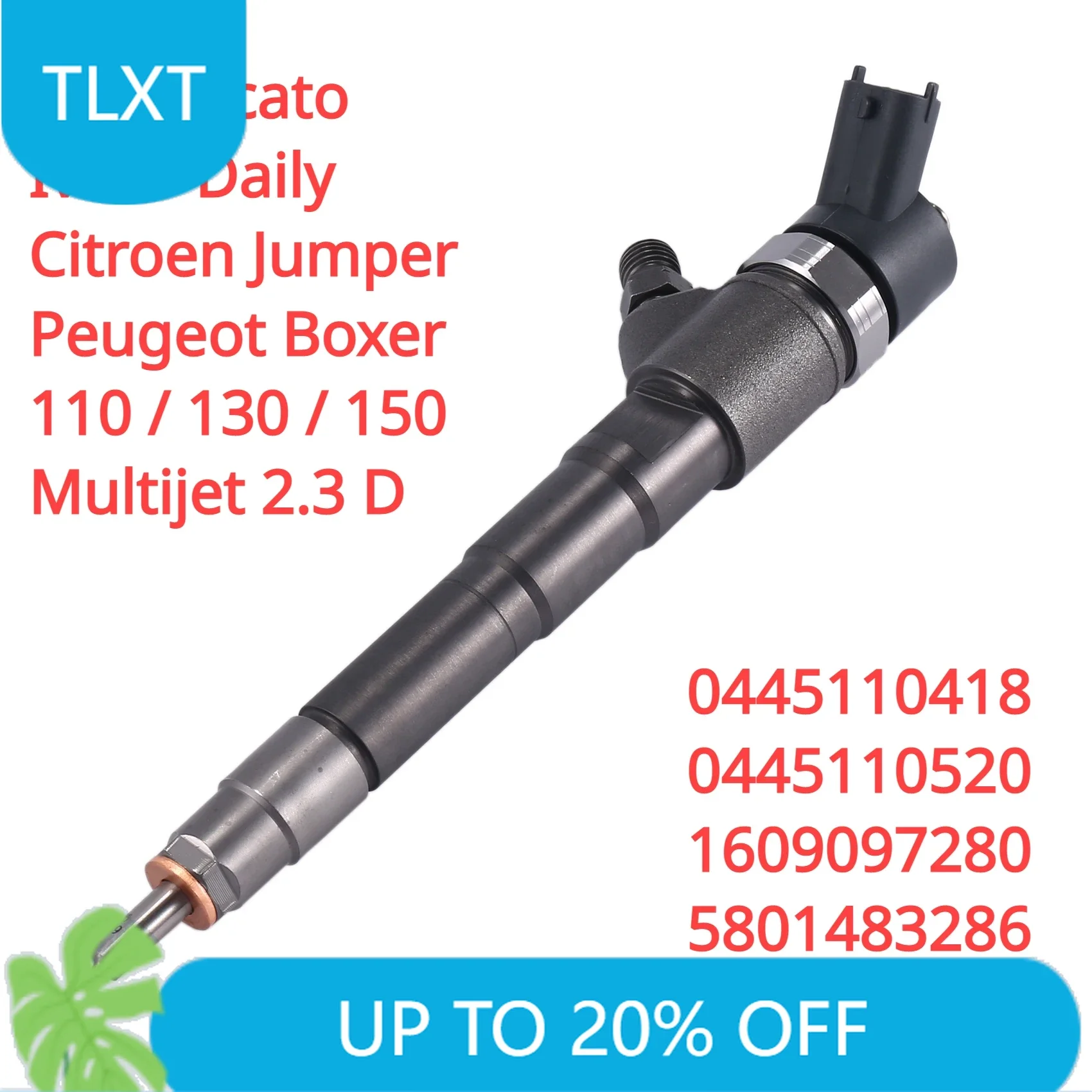

0445110520 0445110418 New Diesel Fuel Injector Nozzle For Fiat Ducato Iveco Daily Citroen Peugeot 2.3D 5801594342 504389548