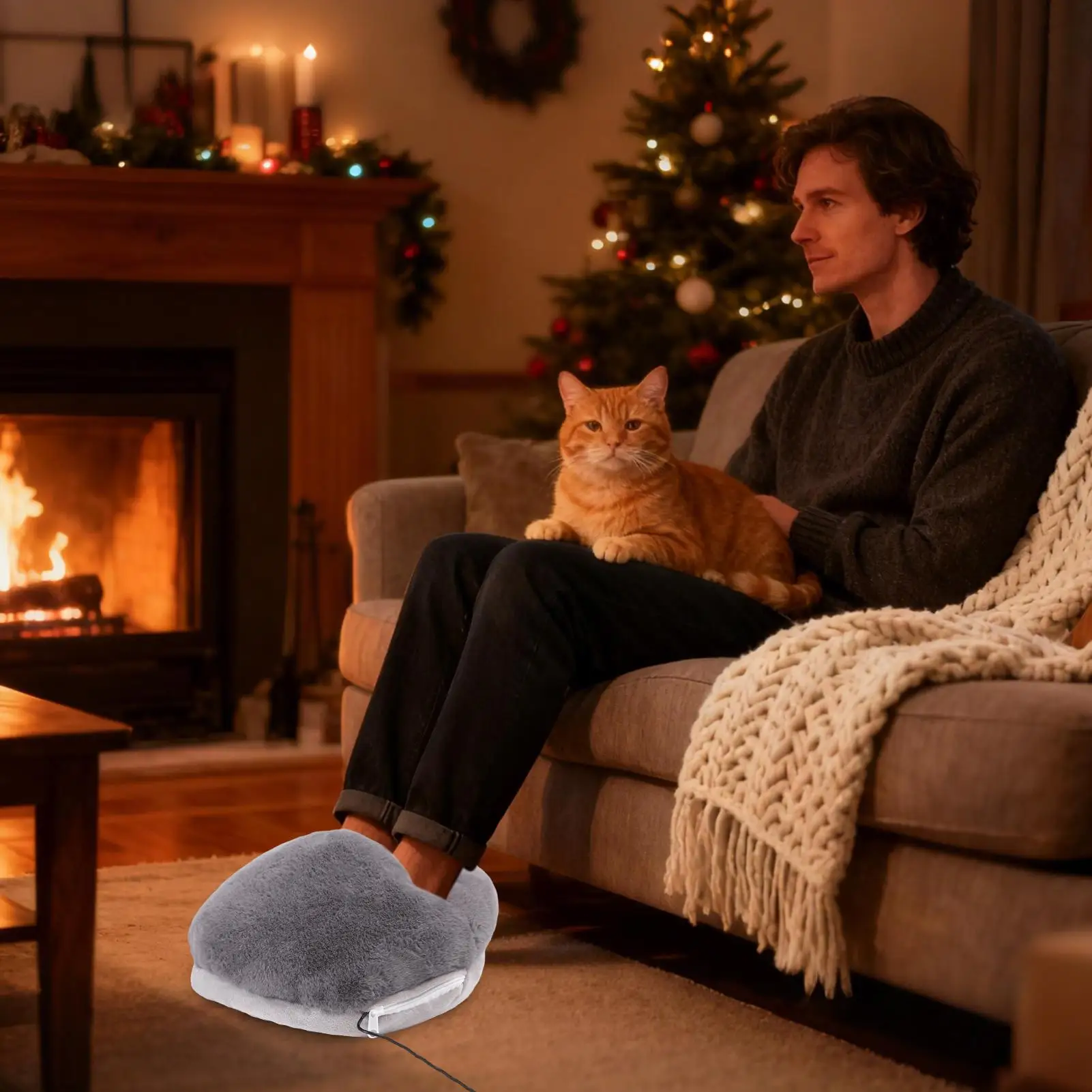 Foot Warmers Thermal Odorless Pad Long Lasting Safe Usb Heated Feet Warmers For Adults Cold Winter Home Work Office Travel Sleep