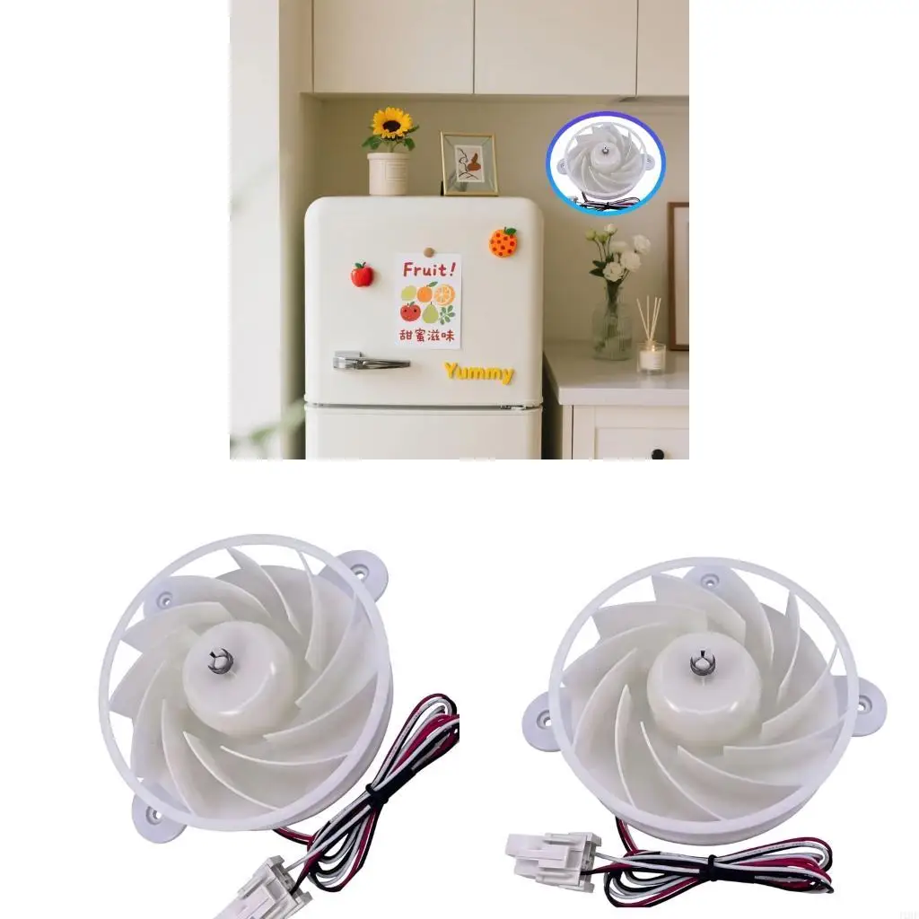 J1HF Easy Installation Refrigerator Freezer Fan Motor 12 Direct Current Quiet