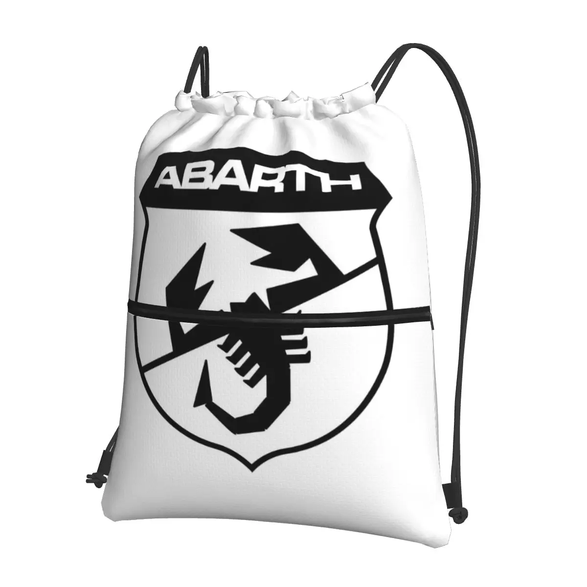 

Adesivo Scorpione Abarth Print Backpacks Portable Drawstring Bags Sports Bag Book Bags for Travel Students