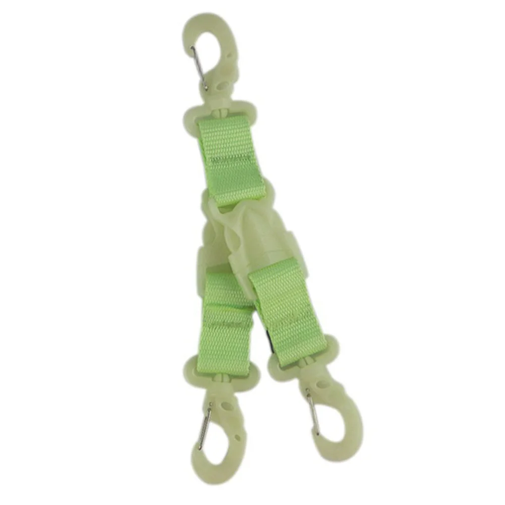 Equipment Lightweight Diving Strap 220*37mm Luminous Scuba Fin Strap Multi-hook Design Outdoor Use Easy To Carry